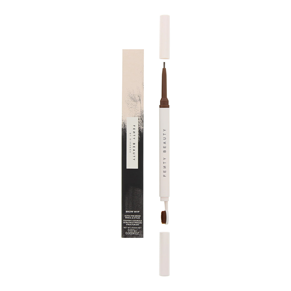 Fenty Beauty Brow Mvp Ultra Fine Medium Brown Brow Pencil Styler 0.0