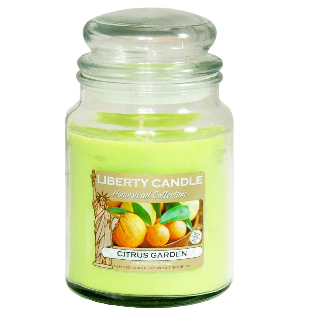 Liberty Candle Homestead Collection Citrus Garden Candle 18oz