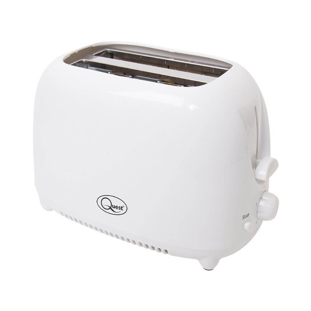 Quest Toaster 2 Slice Plastic White