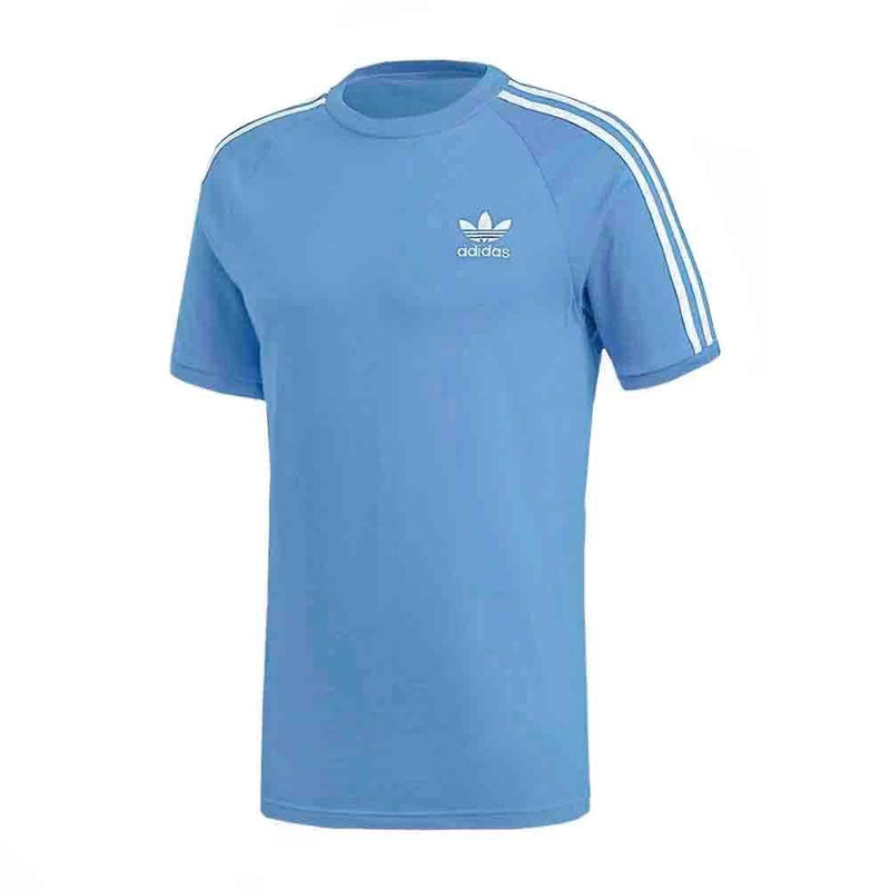Adidas 3 Stripes T-Shirt - Light Blue