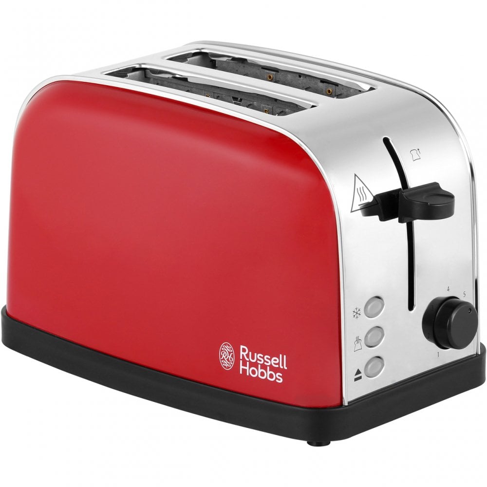 Russell Hobbs Dorchester 2 Slice Metal Toaster Red