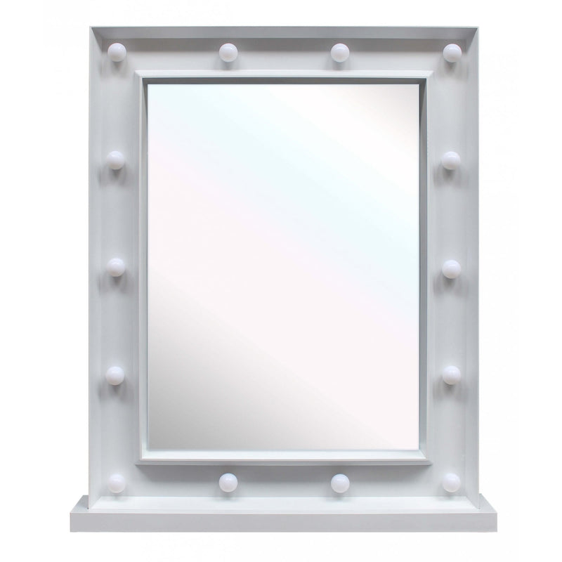 Dressing Table Make Up Mirror with Hollywood LED Light 40x50cm