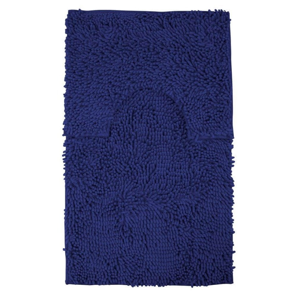 Loop 2 Piece Royal Blue Bath Mat Set