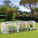 Outsunny PVC Transparent Greenhouse Steel Frame