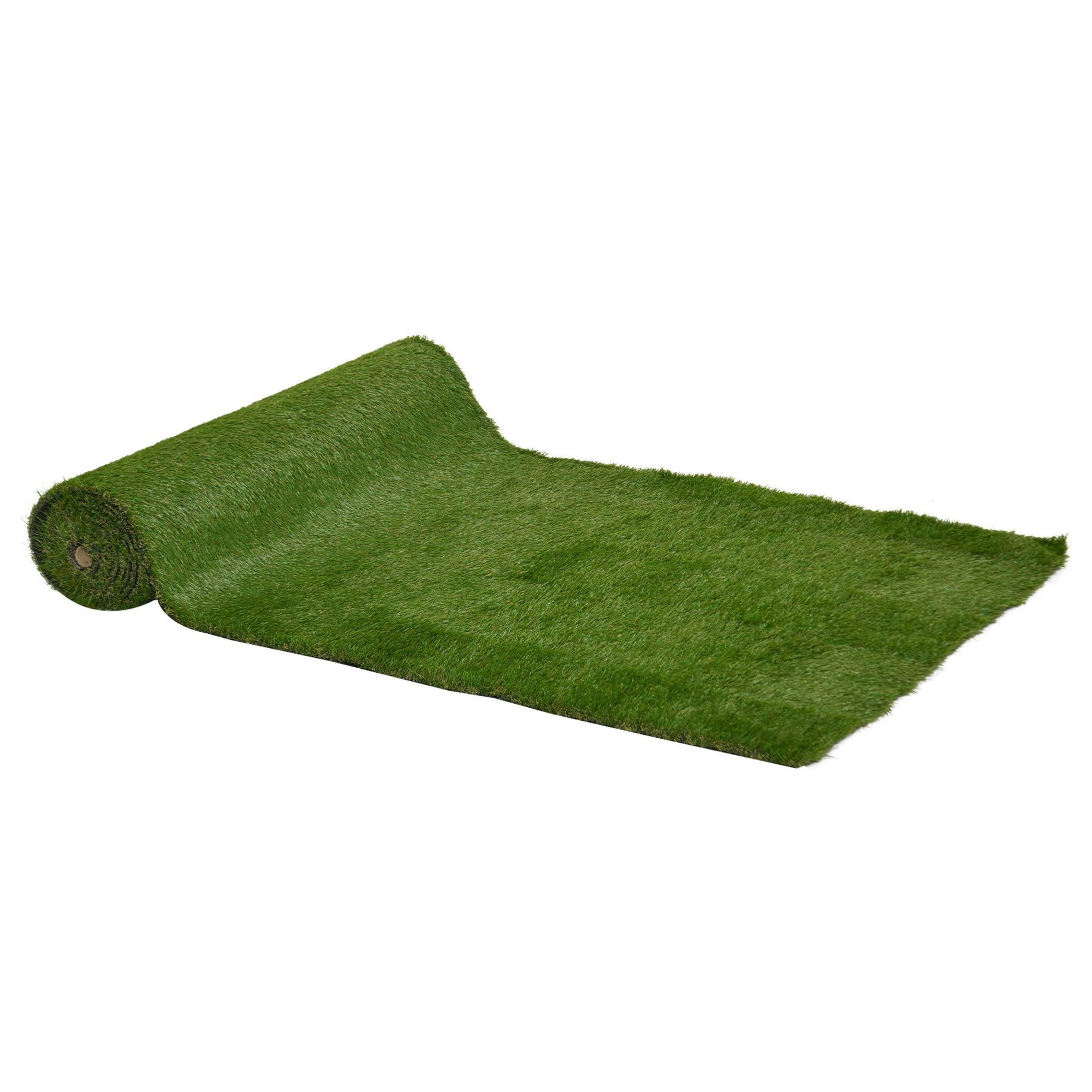 4 m x 1 m Nontoxic Artificial Grass Turf 30mm Pile Height