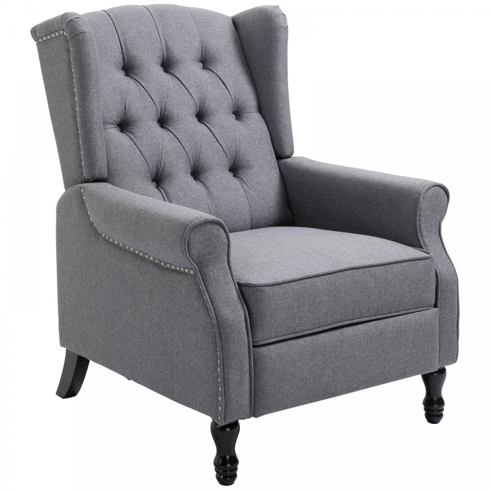Single sofa with shop footrest