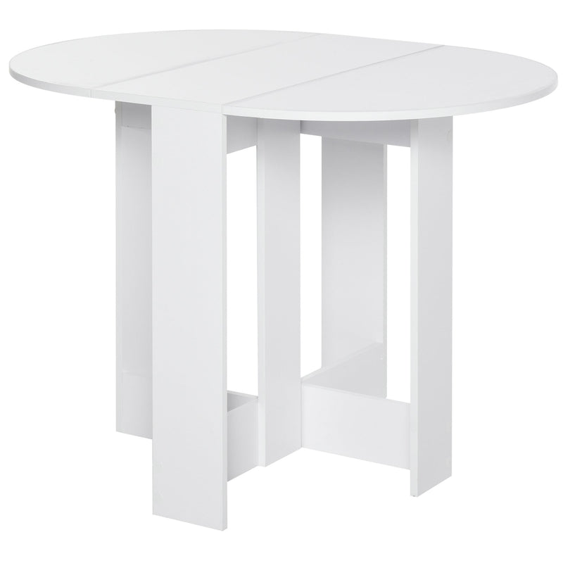 Folding Drop Leaf Dining Table Foldable Bar Table for Small Kitchen