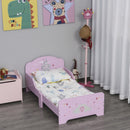MDF Kids Castle Design Kids Single Bed Pink