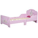 MDF Kids Castle Design Kids Single Bed Pink
