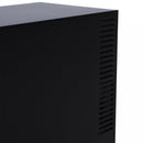 HOMCOM 12 Bottle Wine Cooler Mini Bar Refrigerator 11-18°C Adjustable Temperature Touch Control Led Lights Sleek Stylish Suitable for Home Bar Party Black