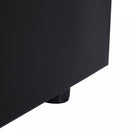 HOMCOM 12 Bottle Wine Cooler Mini Bar Refrigerator 11-18°C Adjustable Temperature Touch Control Led Lights Sleek Stylish Suitable for Home Bar Party Black