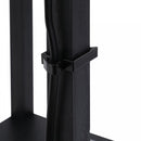 Shelf Floor Lamp, 4-tier Open Shelves - Black/White