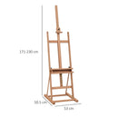 Vinsetto H-Frame Wooden Studio Easel