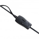 Steel Duo-Head Floor Lamp Silver