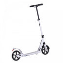 ALPINE SPIRIT White Foldable Kick Scooter, Adjustable Height, 94L x 38W x 90-105Hcm