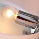 HOMCOM 3 Lights Acrylic Lamp Light Indoor Pendant Chandelier Flush Mount Office Living Room Bedroom-White