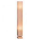 HOMCOM Linen Shade Tall Floor Lamp Beige