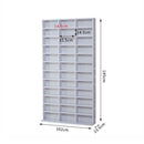 HOMCOM  Media Shelving Unit - White