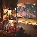 HOMCOM Projector Screen 80 inch Portable 16:9 Projection Screen Indoor Outdoor