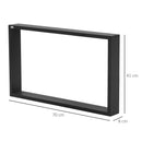 HOMCOM 2 PCS Square Table Legs with Screws and Floor Protectors 41Hcm x 70Wcm