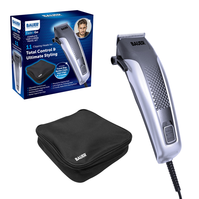 Bauer Hair Clipper with Travel Bag