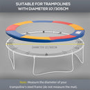 HOMCOM 10ft Replacement Trampoline Surround Pad Spring Cover Padding Multi