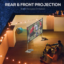 HOMCOM Projector Screen 80 inch Portable 16:9 Projection Screen Indoor Outdoor