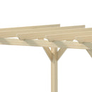 Outsunny 3.6 x 3(m) Wooden Garden Pergola Gazebo for Climbing Vines, Natural