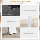 HOMCOM 160 cm Rectangular Dining Table Kitchen Table for 6-8 People Black