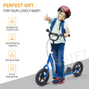 HOMCOM 4 Colours Push Scooter Teen Kids Children Stunt Bicycle Ride On Toy Blue