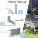 Outsunny 4PCS Outdoor Patio PE Rattan Wicker Sofa Chaise Lounge Furniture Set
