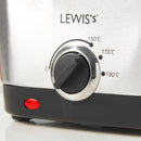 Lewis's Chip Pan 1.5L Square - Stainless Steel