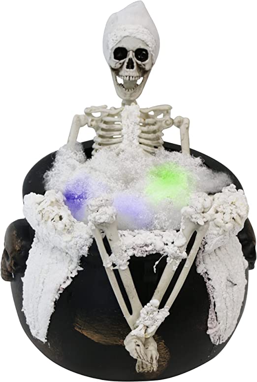 Halloween Animated Bath Tub Skeleton
