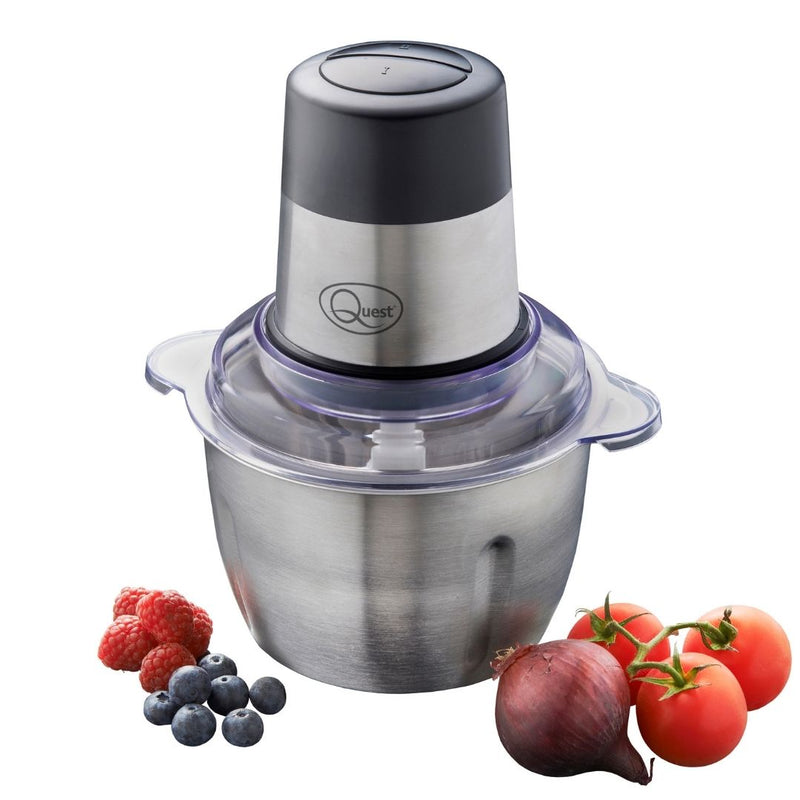 Quest Food Chopper 1.8L - Stainless Steel