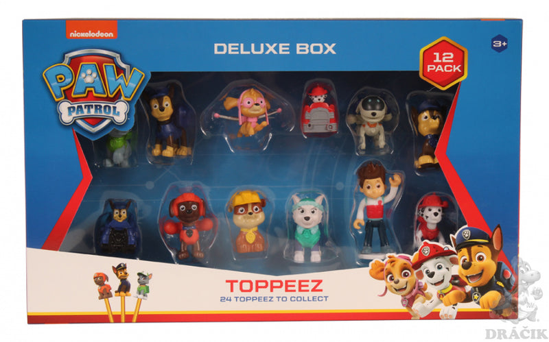 Paw Patrol Pencil Toppeez 12 Pack Deluxe Box