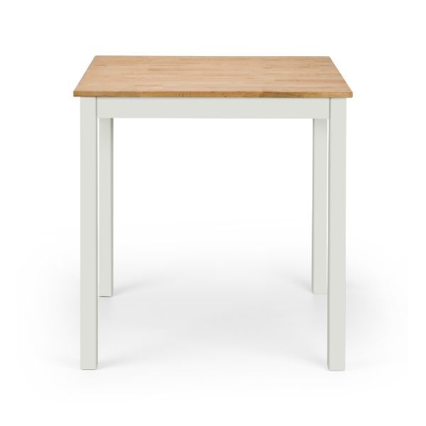 Coxmoor Square Dining Table 75cm Ivory & Oak
