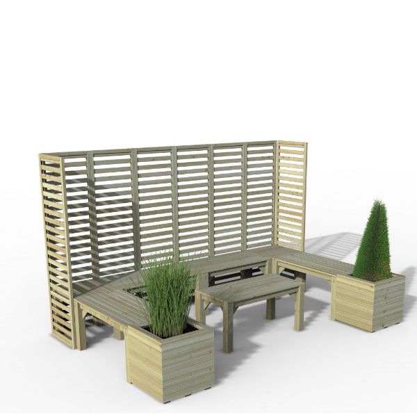 Forest Garden Furniture Modular Seating Option 4