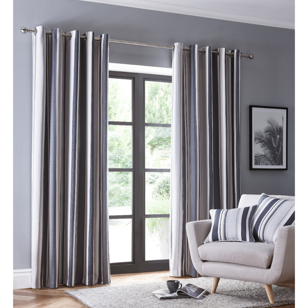 Avenue Curtains Charcoal