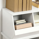 HOMCOM 3 Compartments Storage Cabinet for Living Room, Nursery Room, Hallway