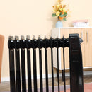 HOMCOM 2720W Oil Filled Portable Radiator Heater W/ Remote Control - Black