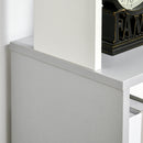 HOMCOM 5-Tier Bookshelf Freestanding Bookcase Storage Shelves Study, Light Grey