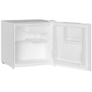 HOMCOM 46L Counter Top Fridge with Chiller Box Mini Fridge for Bedrooms Cream