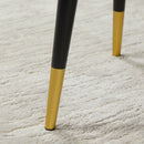 HOMCOM 2 Pieces Round Nesting Coffee Tables with Steel Frame Walnut brown