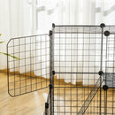 Pawhut Two Door Small Animal Cage