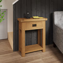 Tunbridge Oak Telephone Table 60 x 30 x 75 cm