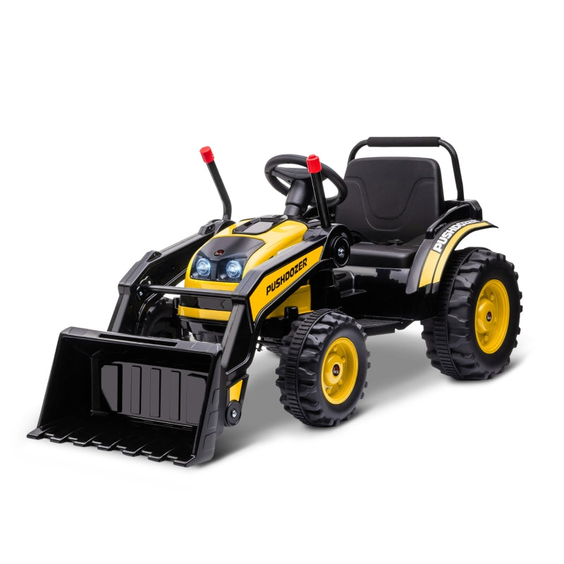 Kids Electric Ride On Excavator Digger 6v - Yellow