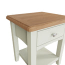 Salisbury Pure White Lamp Table 1 Drawer 40 x 36 x 47 cm