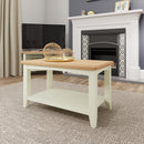 Salisbury Pure White Coffee Table Small 80 x 45 x 45 cm