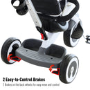 Baby Tricycle Stroller with Handle- Dark Grey