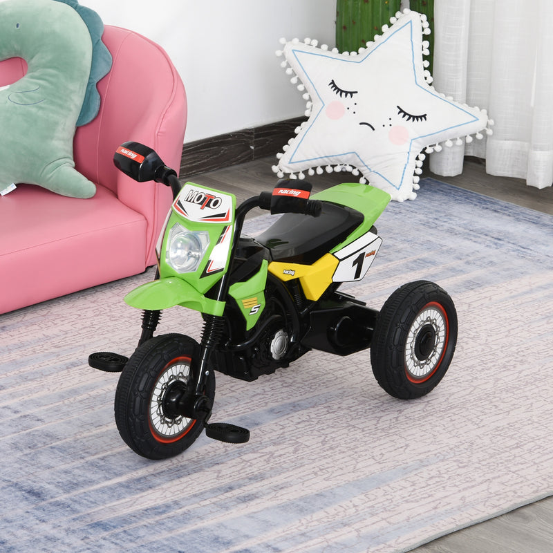 HOMCOM Toddlers Trike - Pedal Bike with 3 wheels - Green